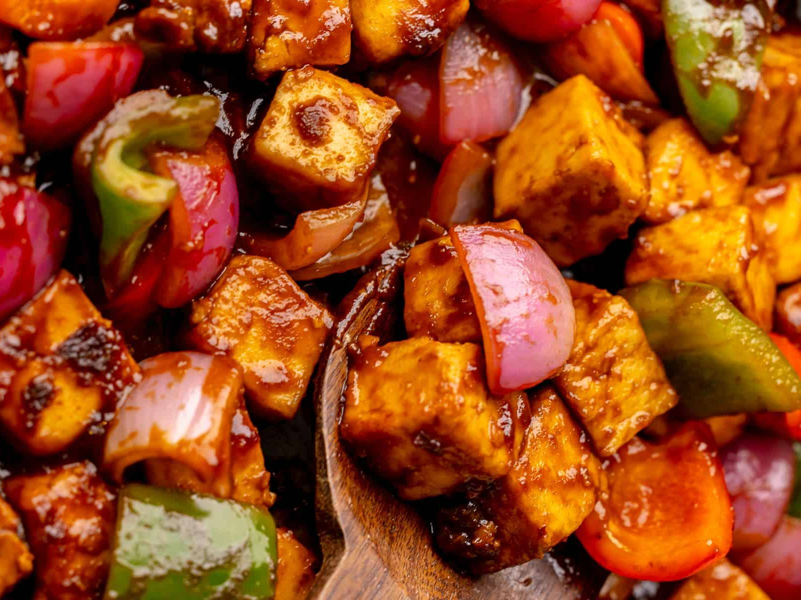 Chilli Paneer.