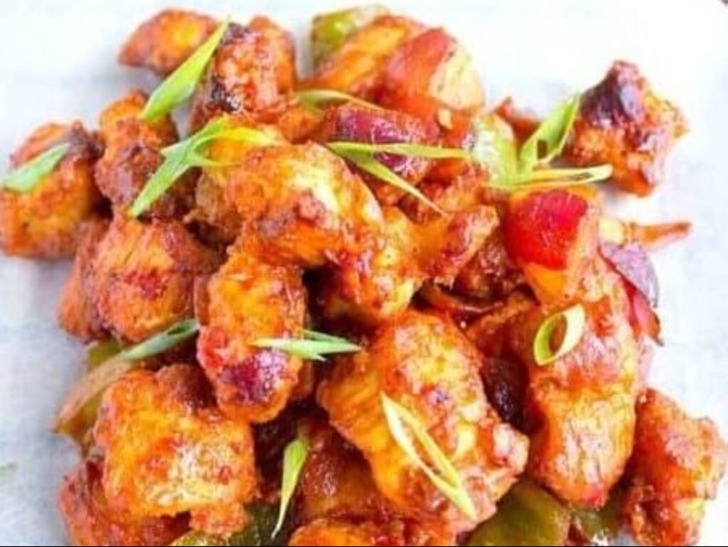 Chicken Manchurian.
