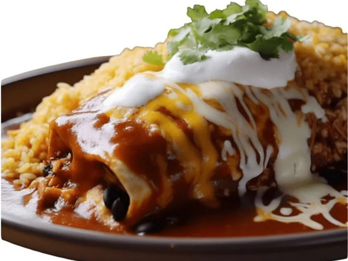 Lunch Enchilada Supreme.