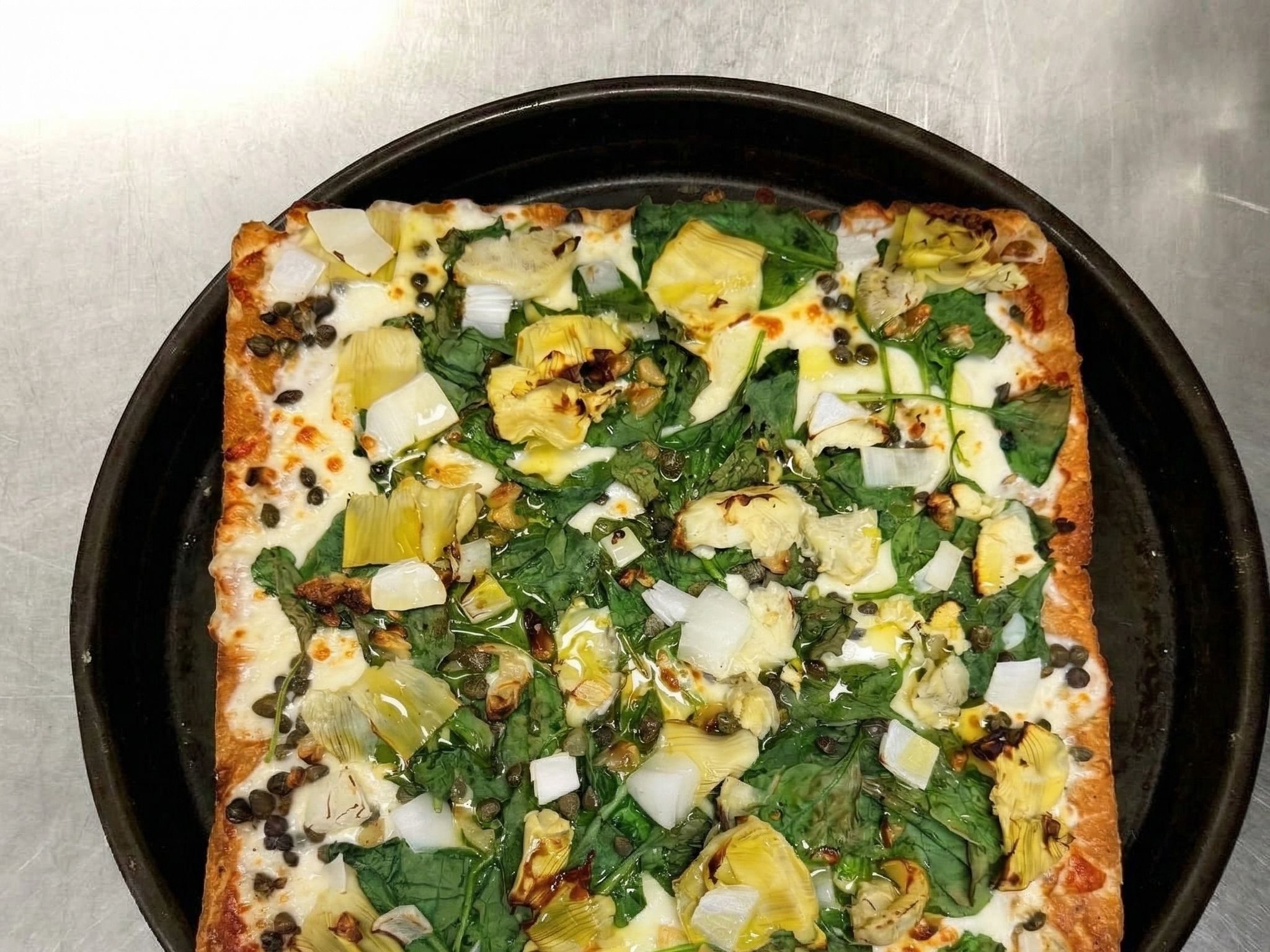 White (No Meat) Pizza.