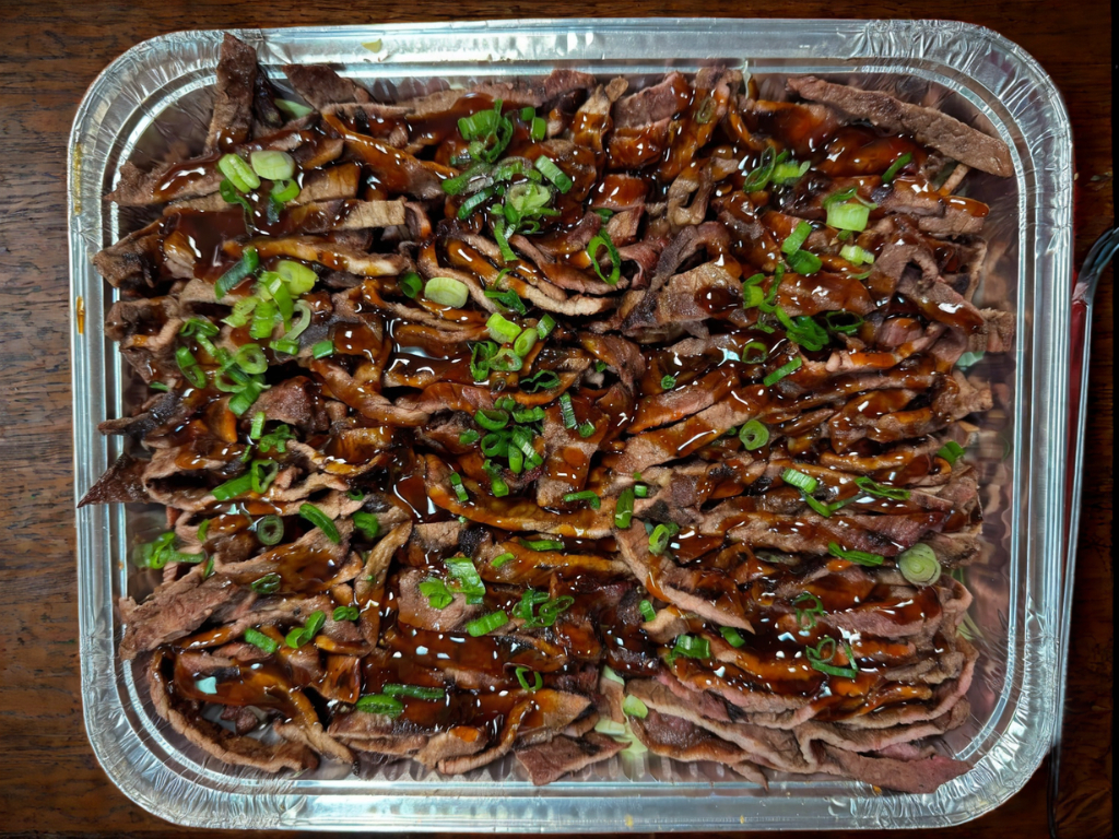 Angus Beef Hawaiian BBQ HALF TRAY.