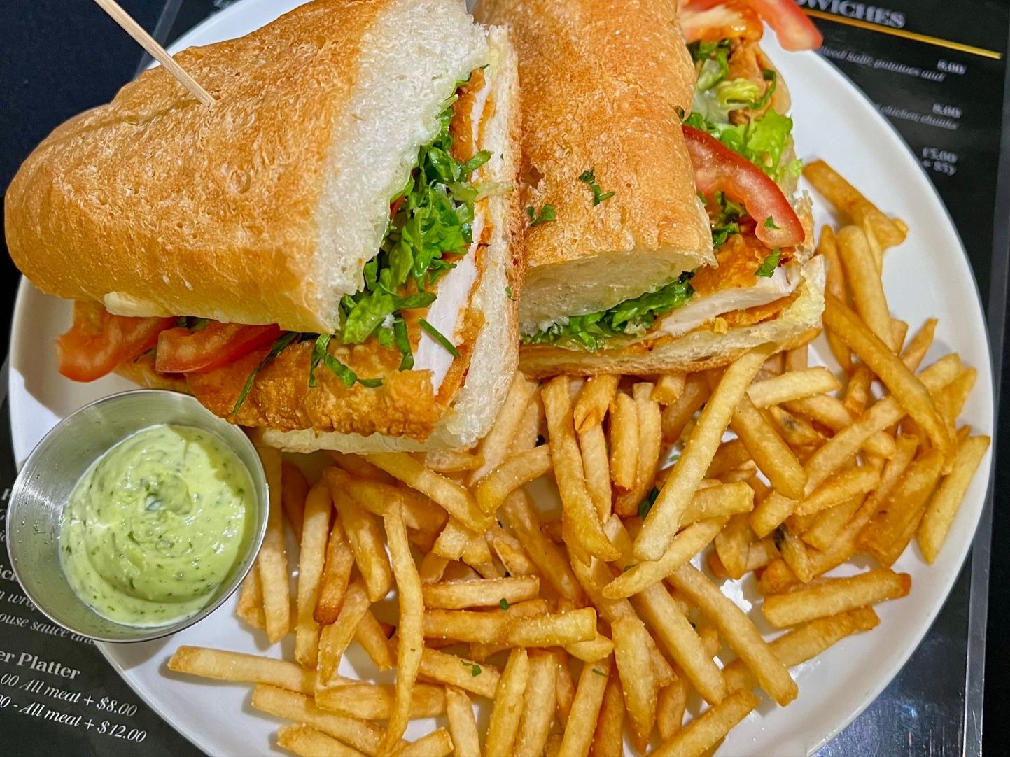 Crispy Chicken Sandwich.