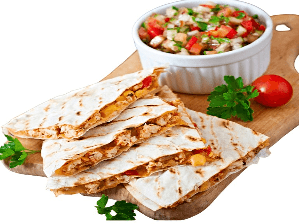 Lunch Quesadilla Deluxe.