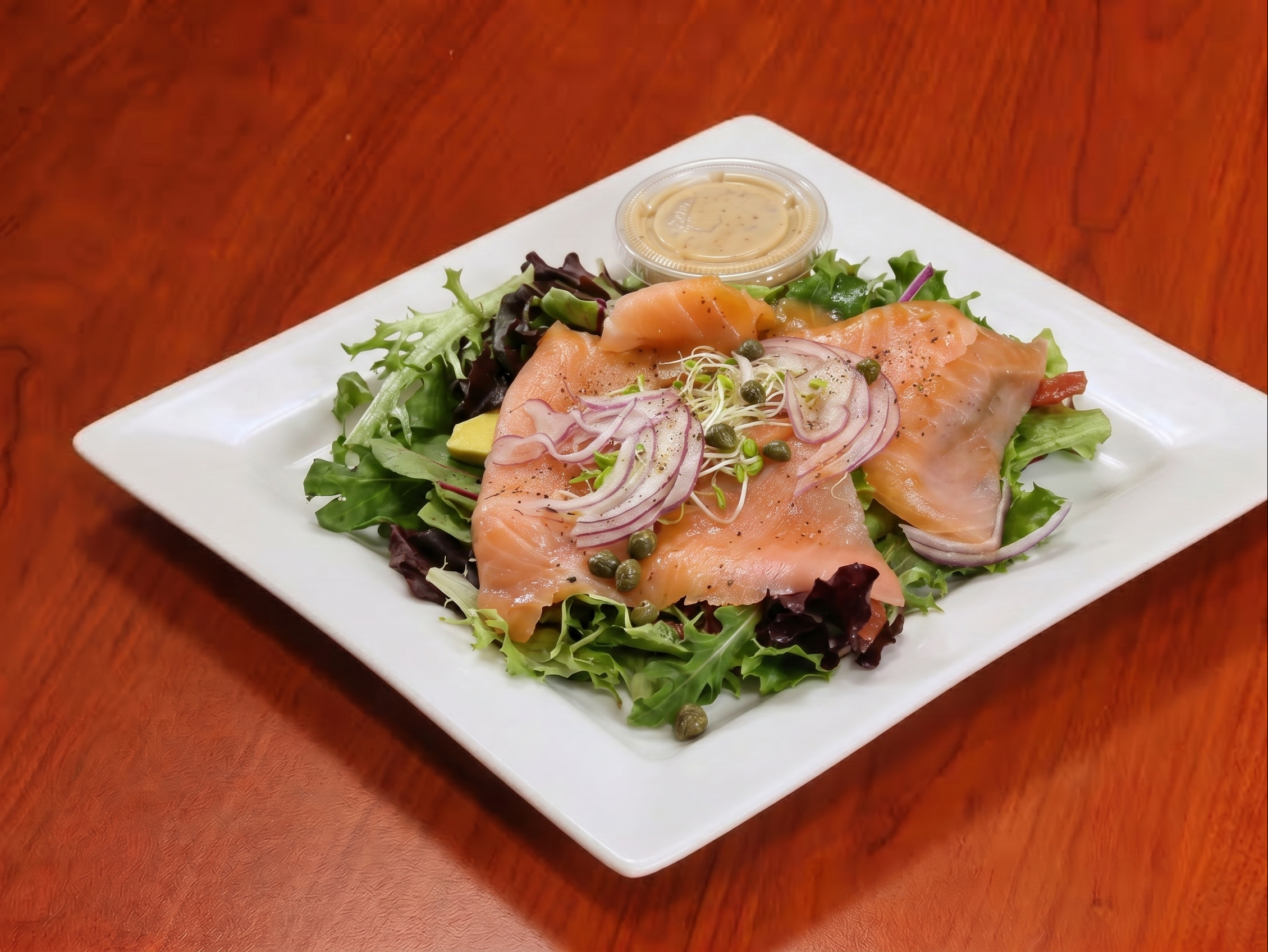 G5 Smoked Salmon Avocado Salad.