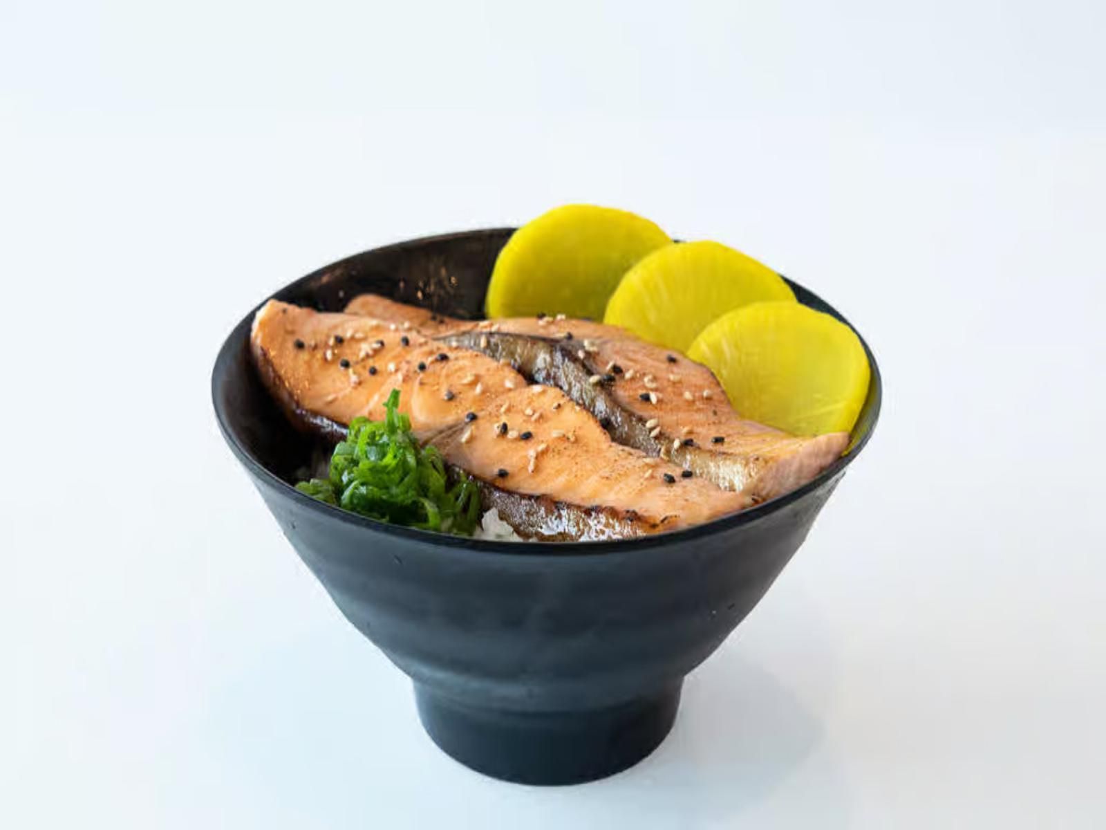 Salmon Donburi.