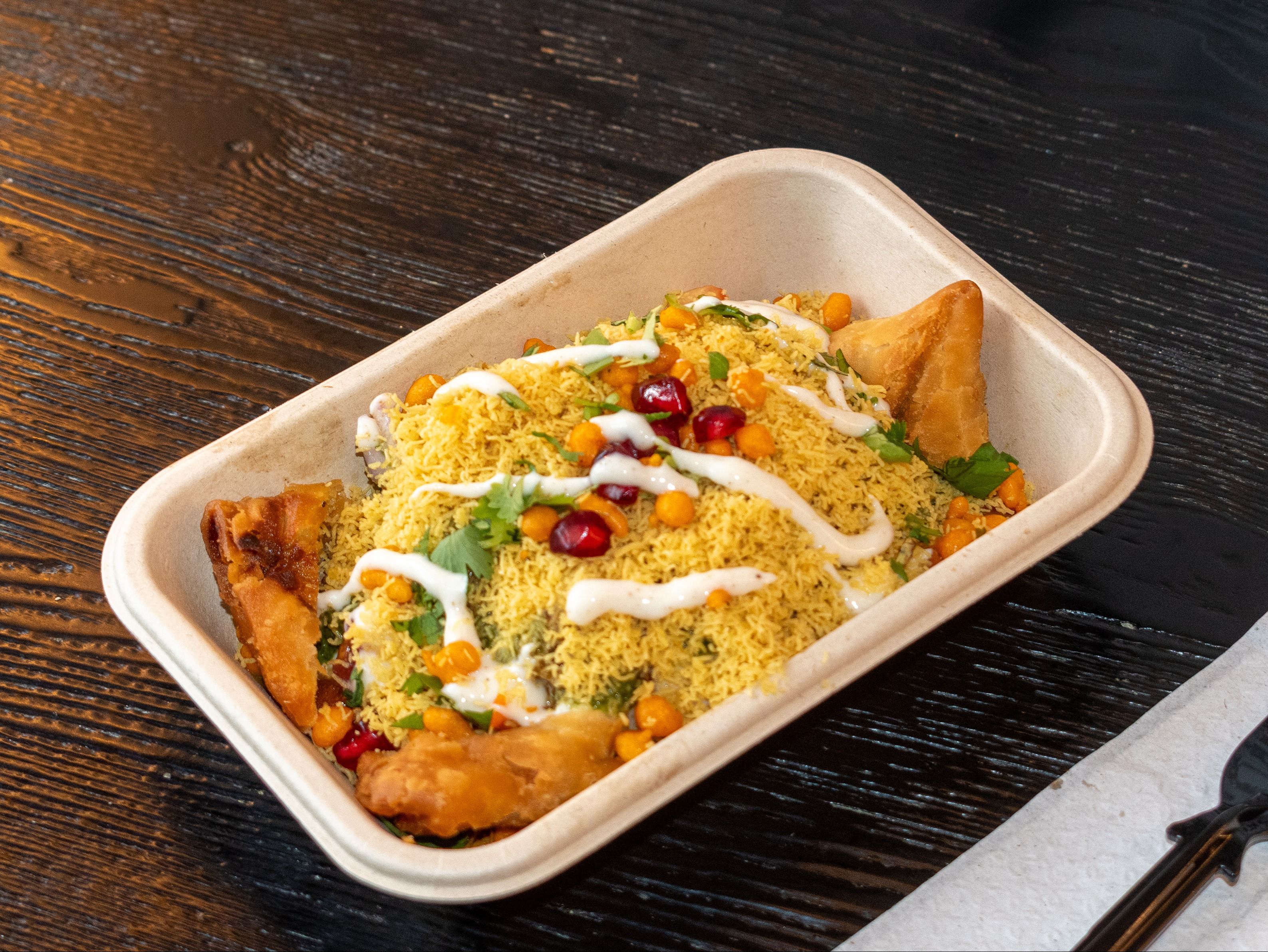 Samosa Chaat.