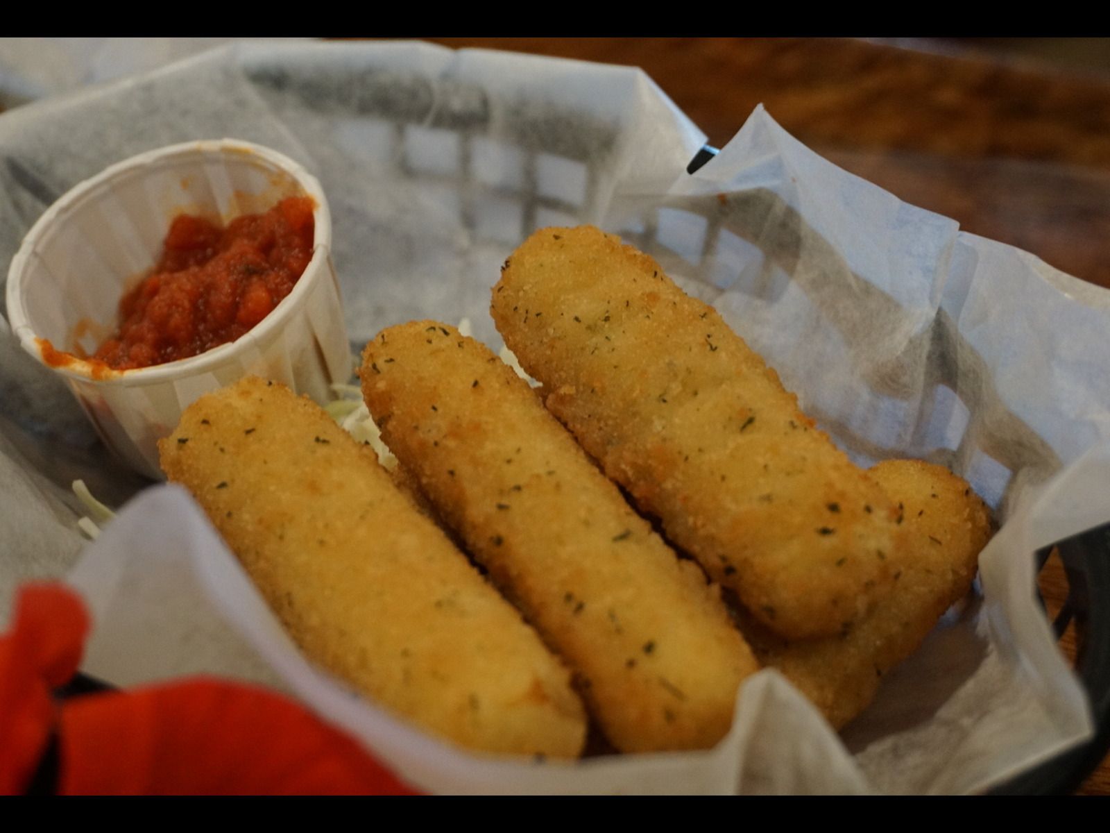 Mozzarella Sticks.