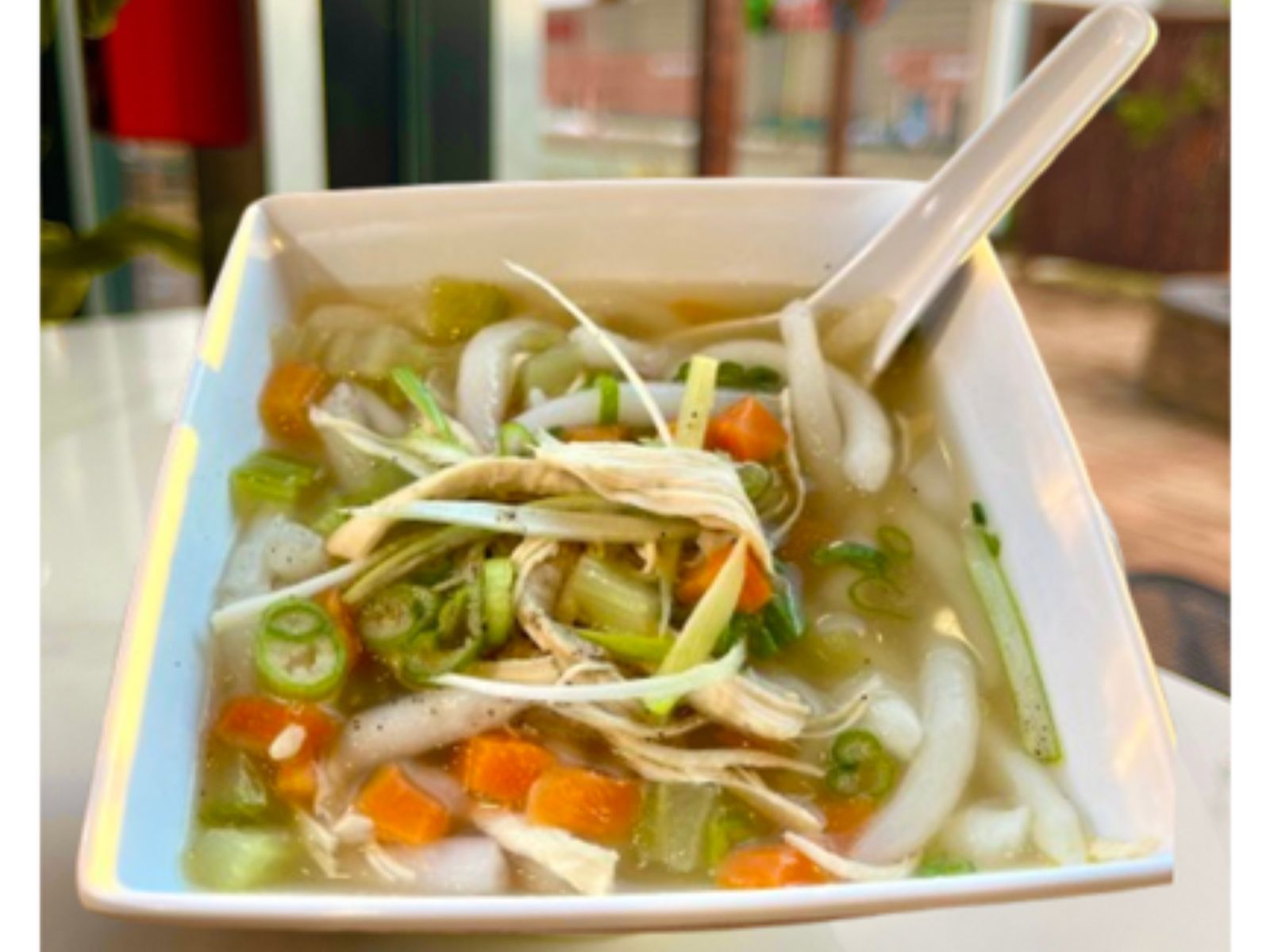 S2. SMALL CHICKEN NOODLE SOUP - BÁNH CANH GÀ XÉ.