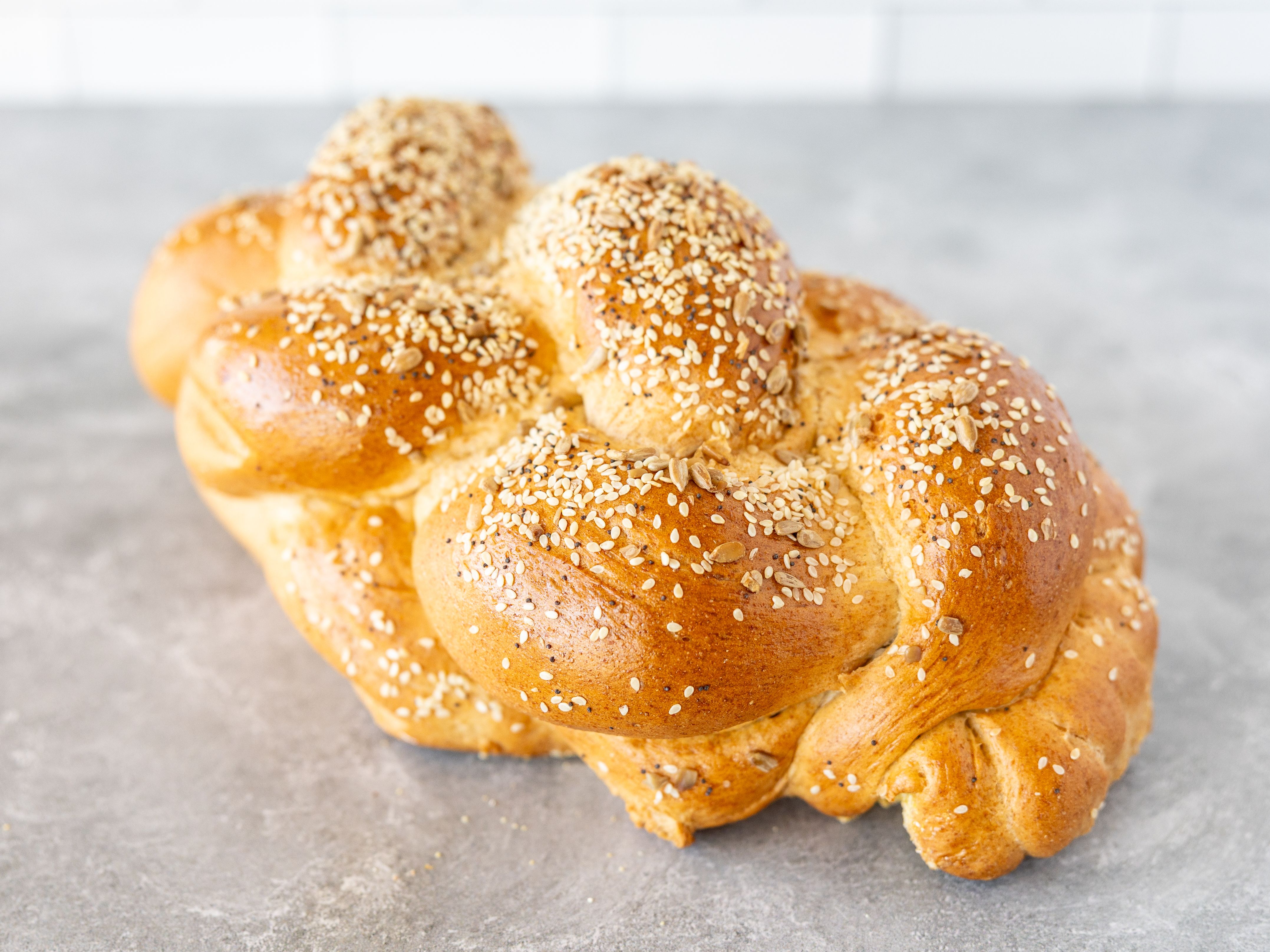 Large Whole Wheat Challah.