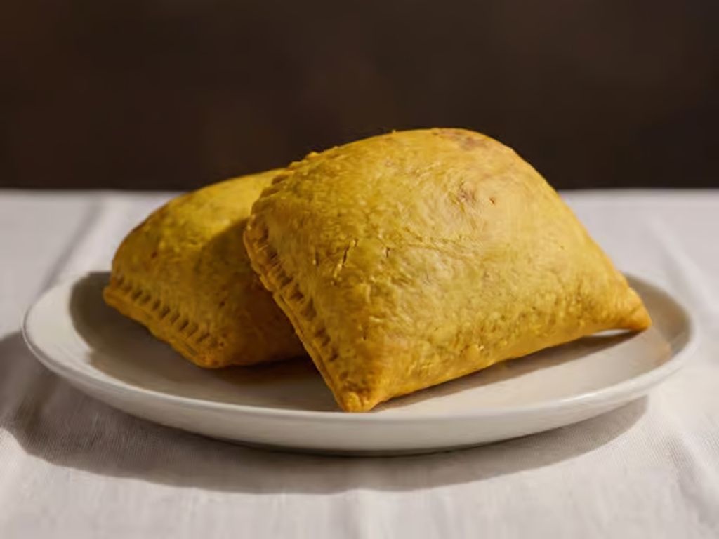 Jamaican Beef Patty Lunch.