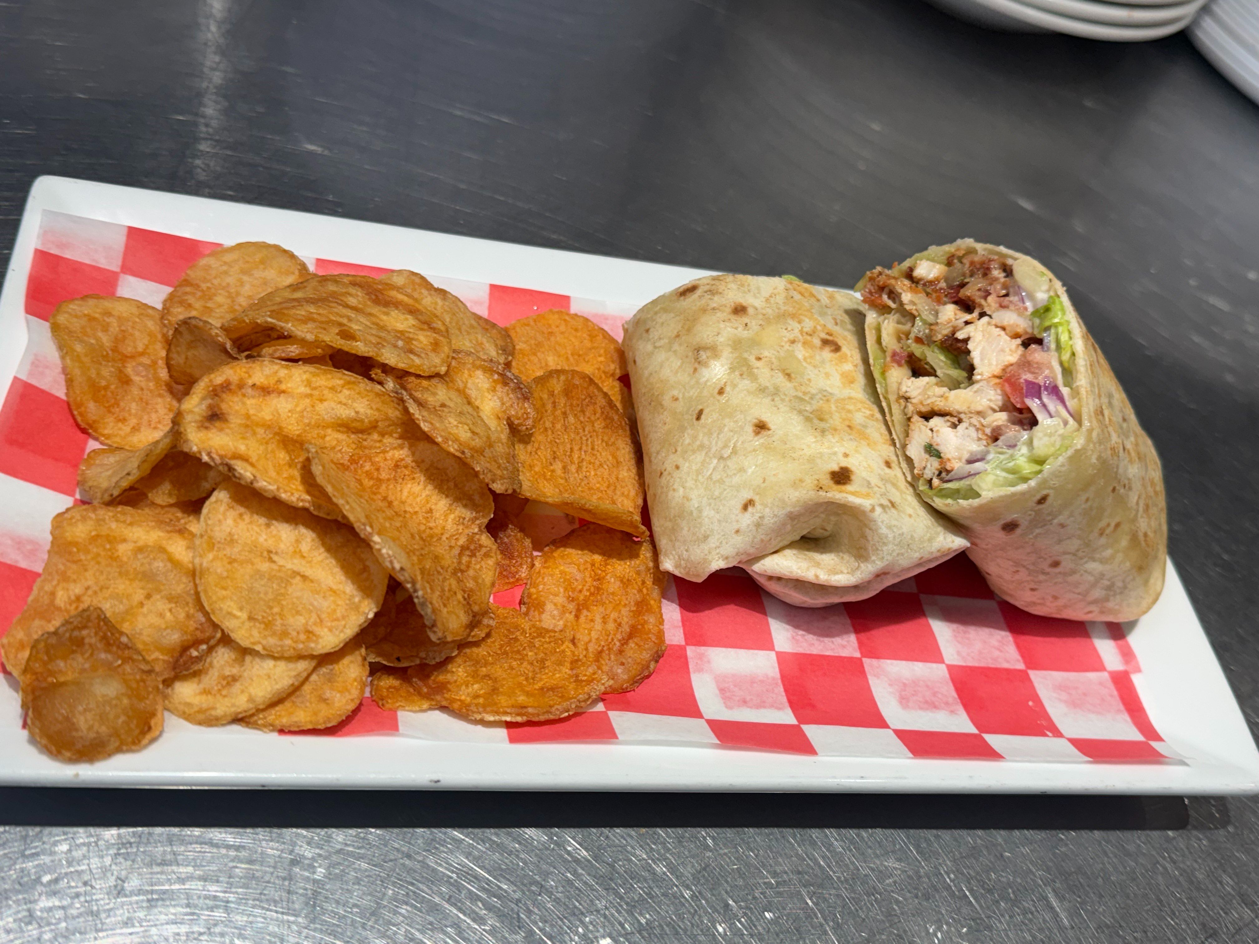Grilled Chicken Bacon & Ranch Wrap.