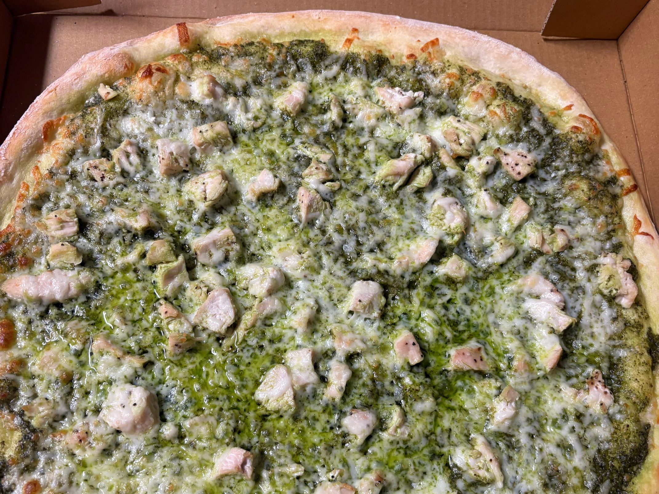 16" Chicken Pesto.