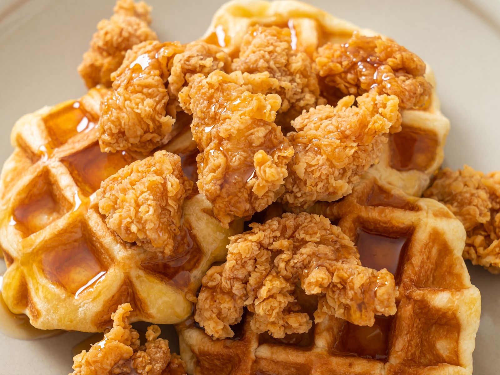 Chicken and Waffle.