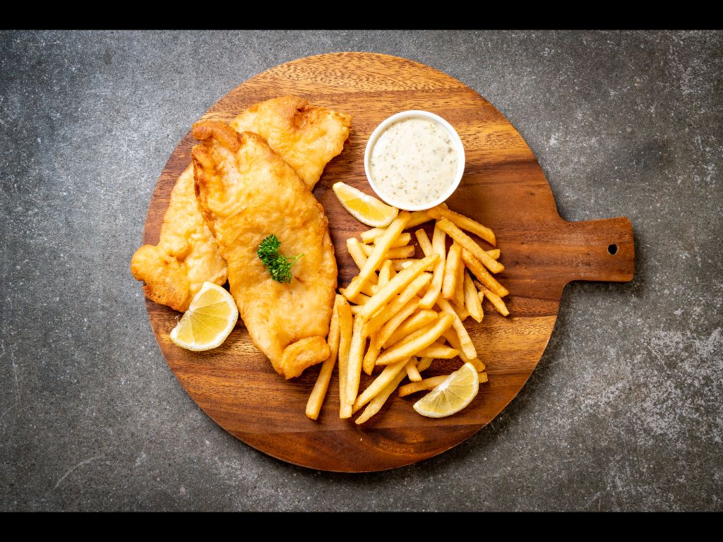 Fish & Chips Plate.