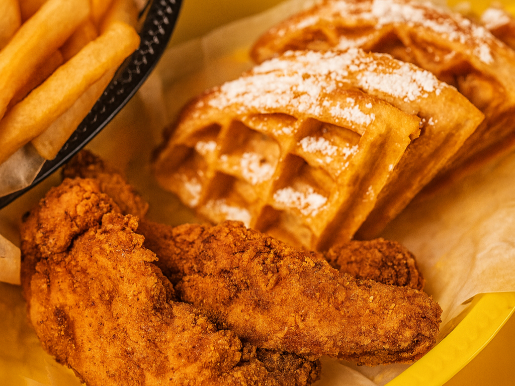 Classic Chicken & Waffle Combo.