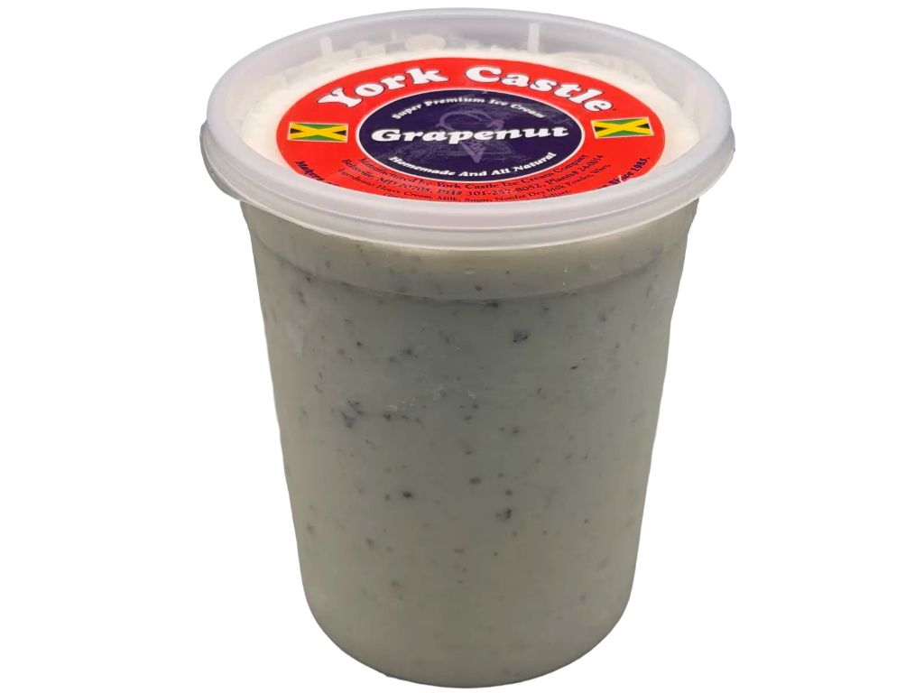 Ice cream grapenut quart.