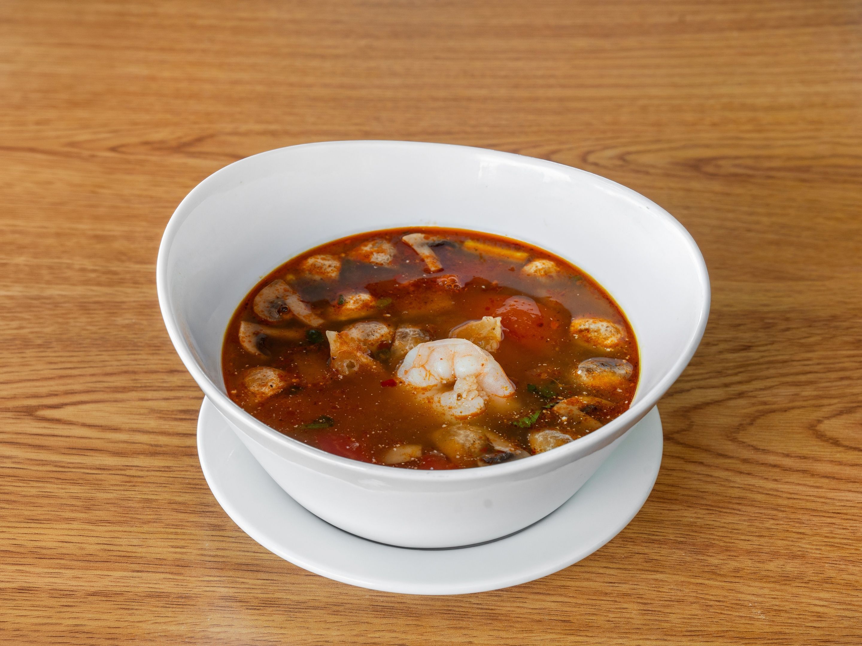 Tom Yum - 32 Oz With Jasmine Rice.