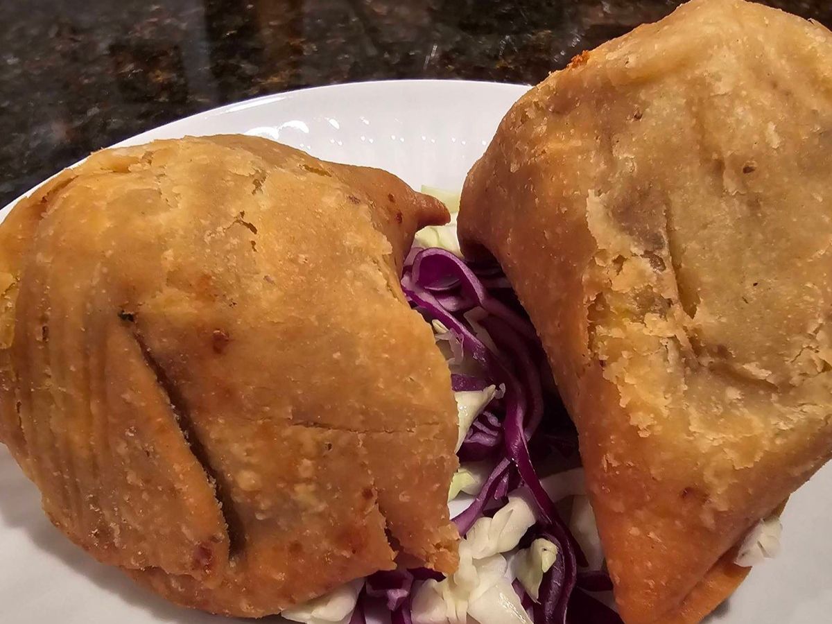 1. Vegetable Samosa.