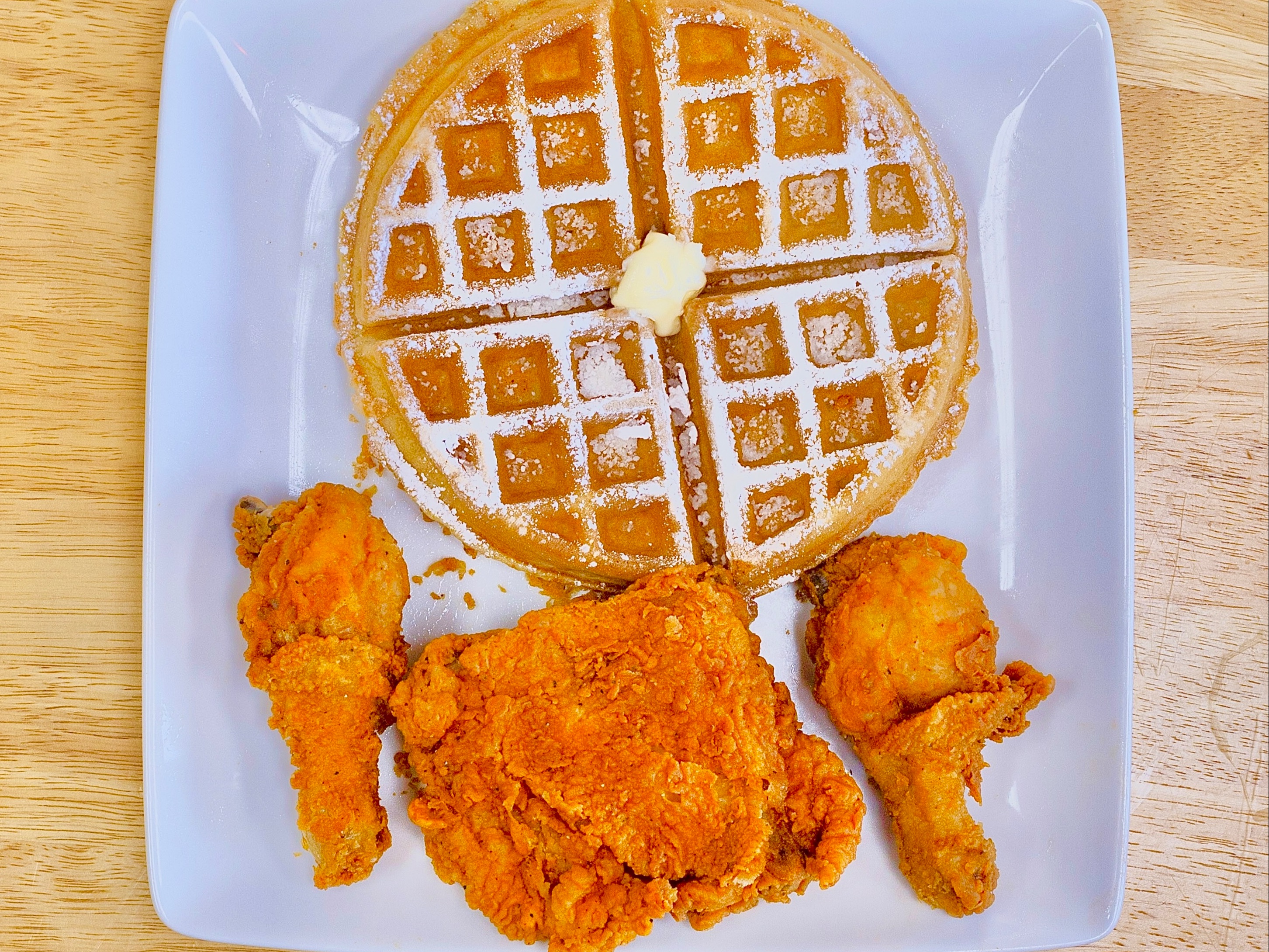 9 Dark Meat & 2 Waffles.