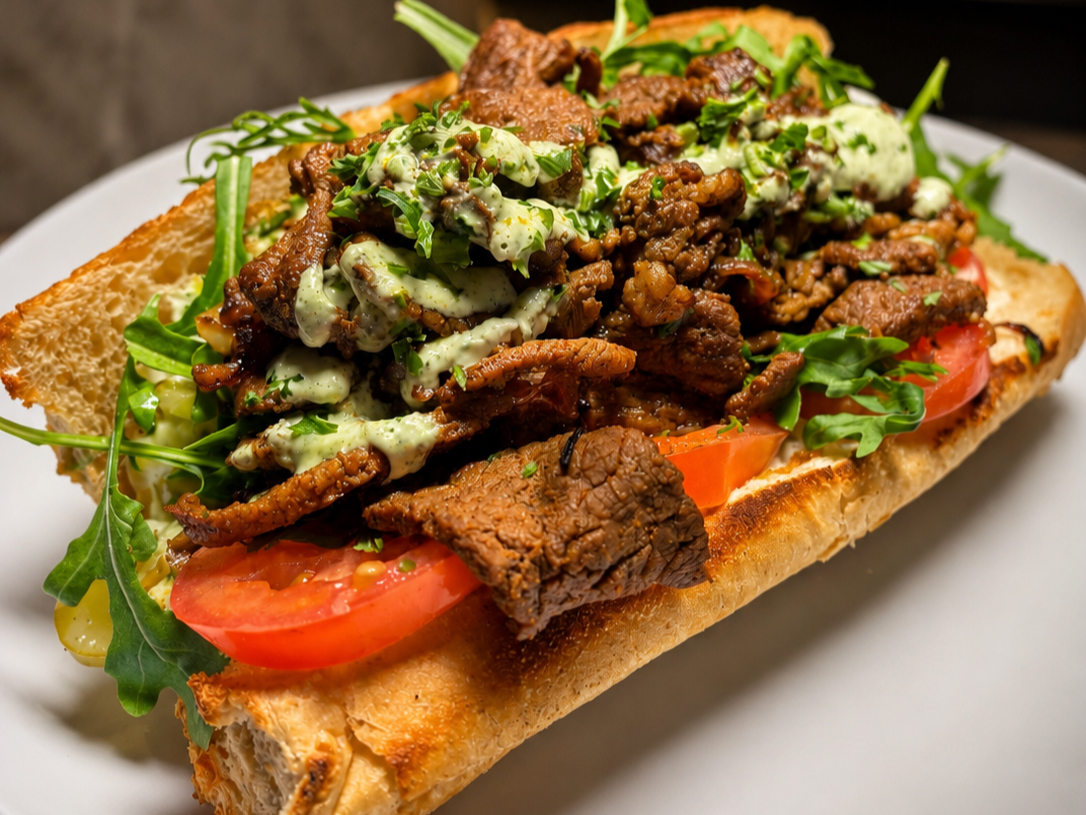 Lamb Sandwich.