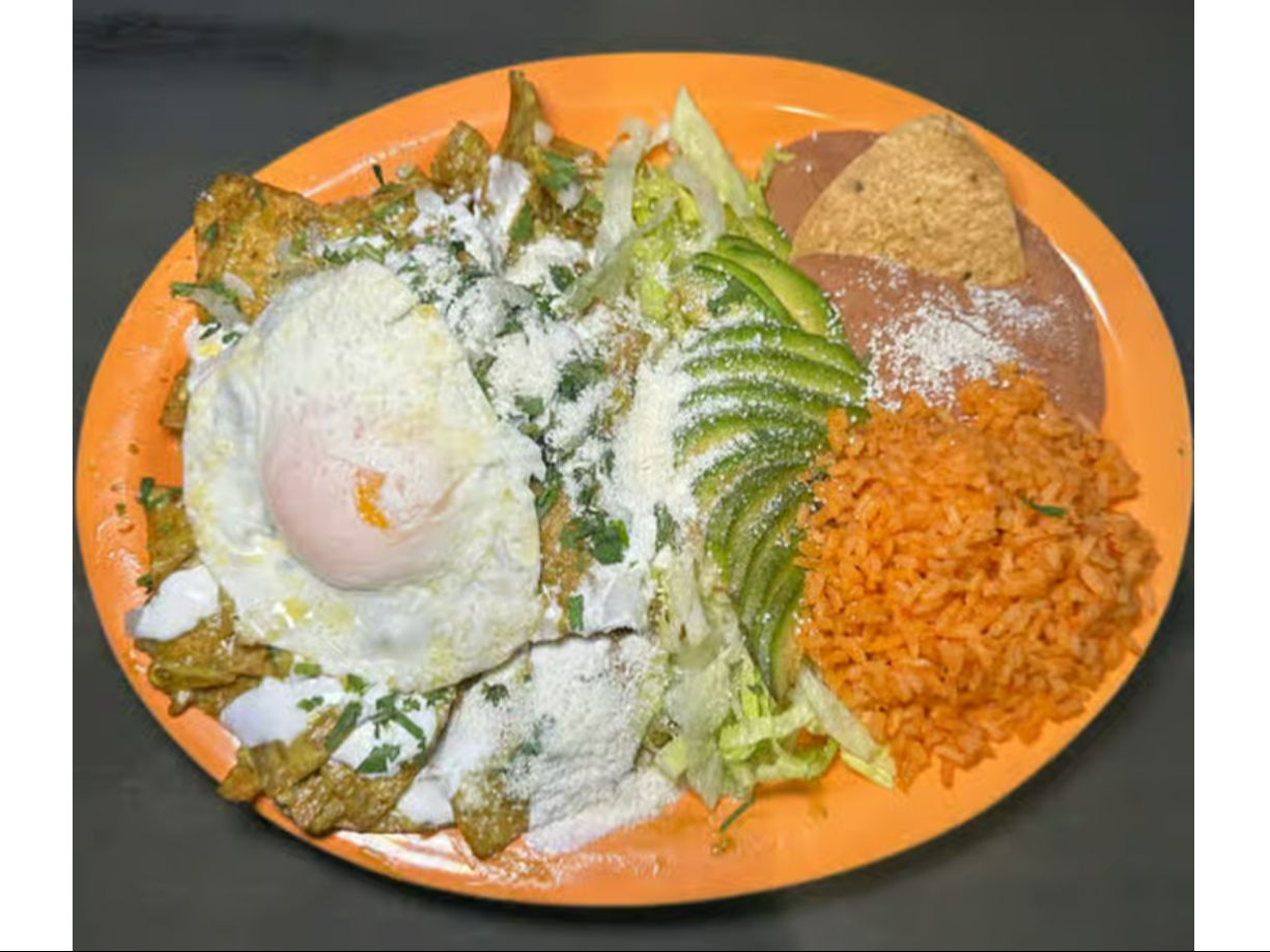 Chilaquiles Plate.
