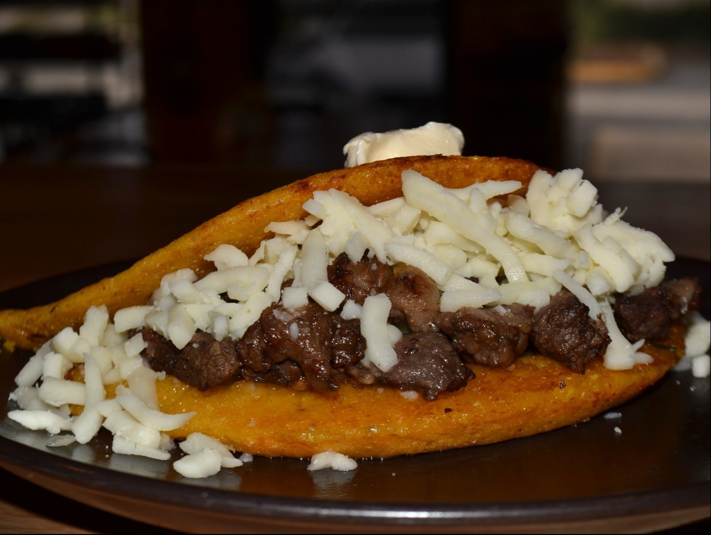 Sweet Corn Bread / Cachapa de Picaña.