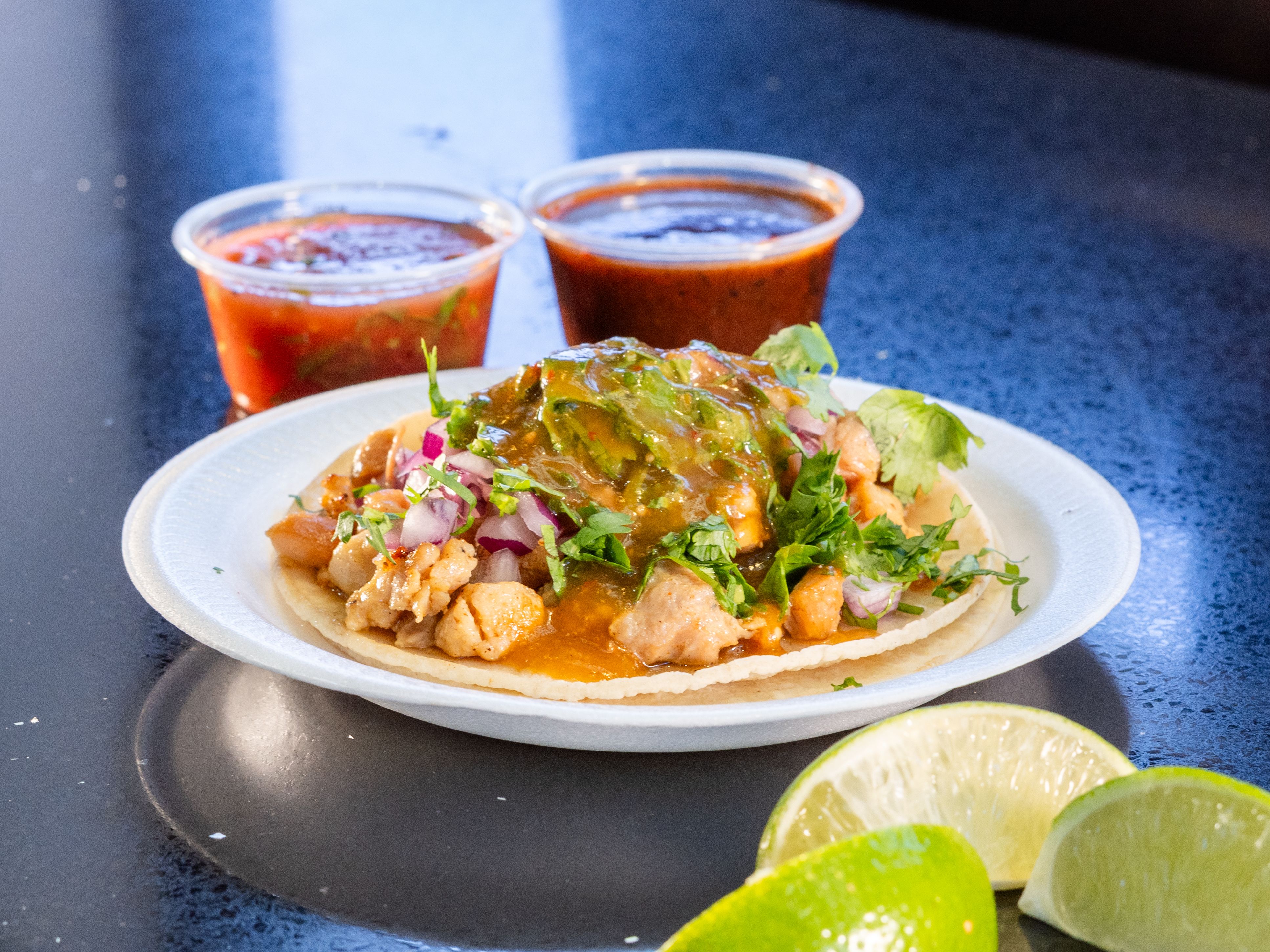 Pollo Asado Taco.