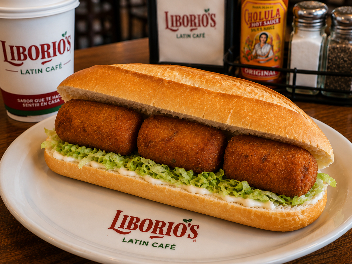 Pan con Croqueta.