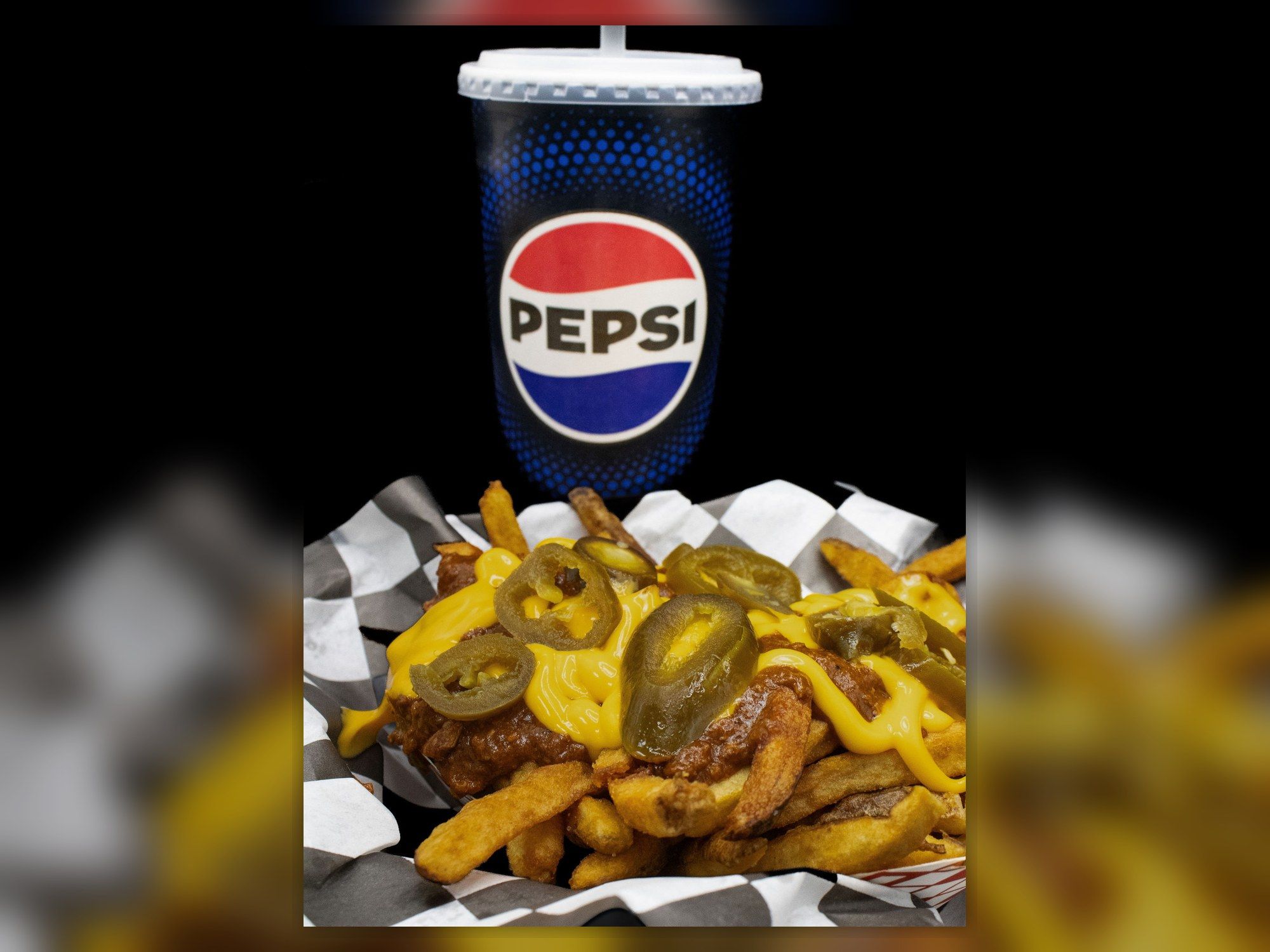 Regular Loaded Cheesy Fry and Drink.