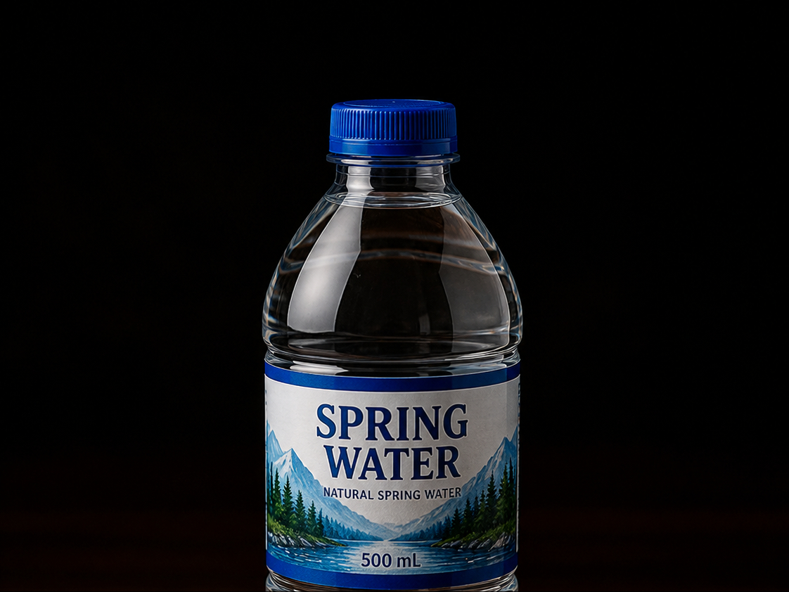 Bottle of Spring Water.