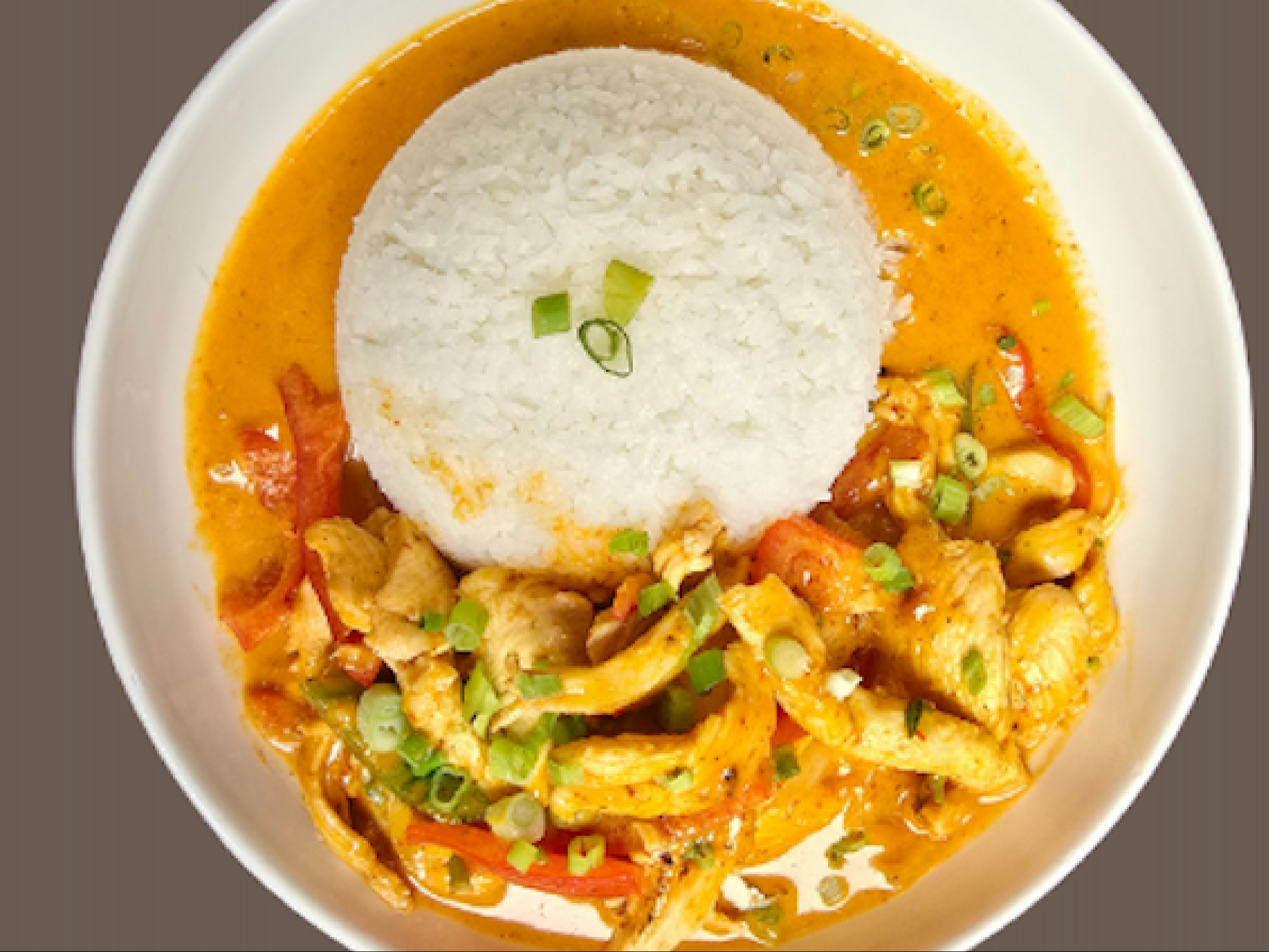 Red Curry W/ Rice.