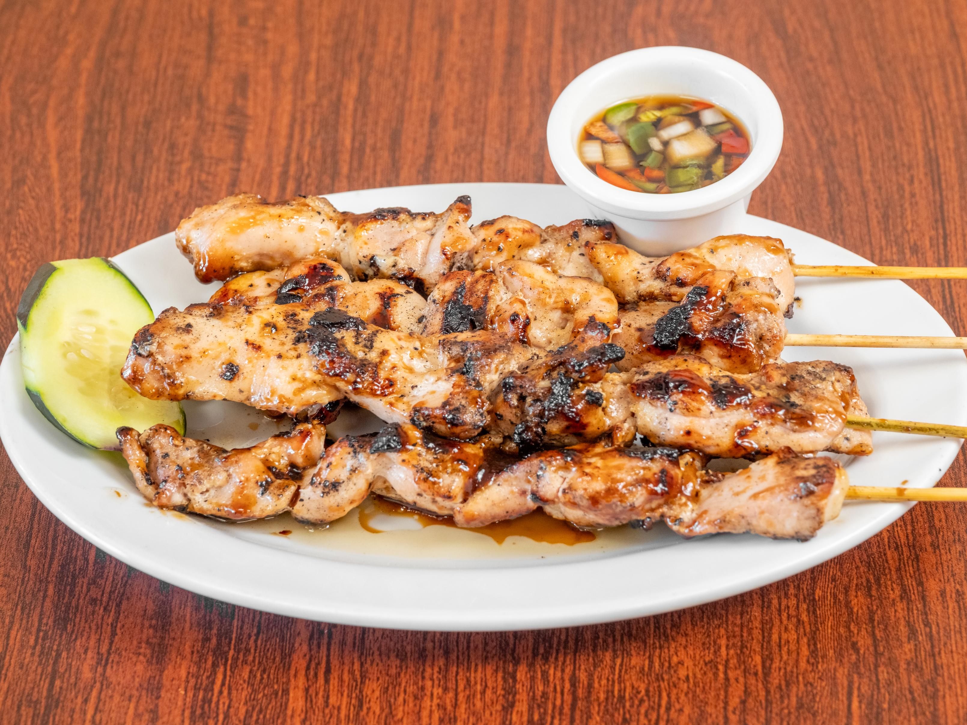 Pork/Chicken BBQ On Stick (4 skewers)