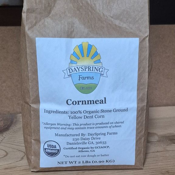 Cornmeal 2# organic Dayspring Farm