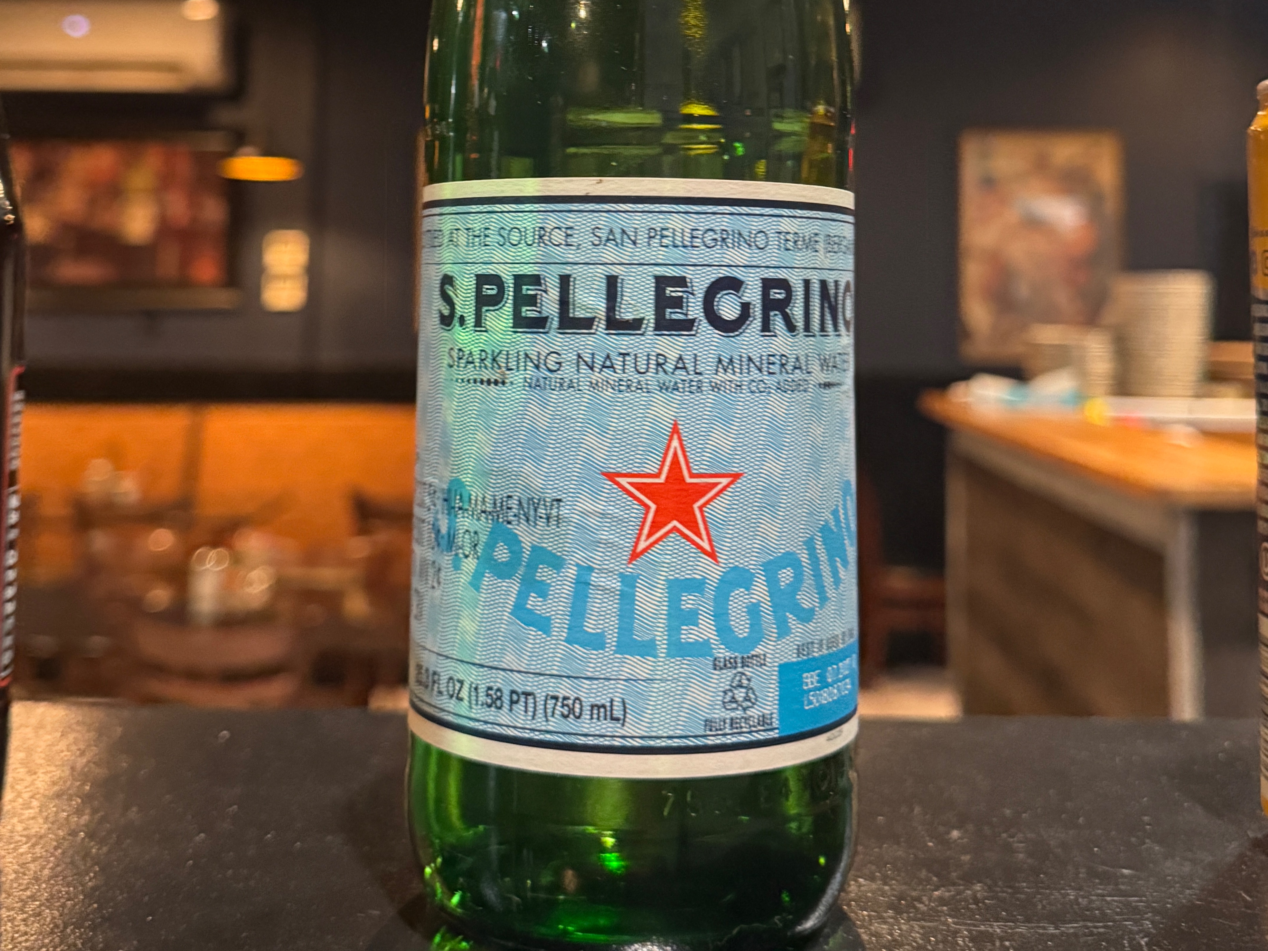 Large Pellegrino.