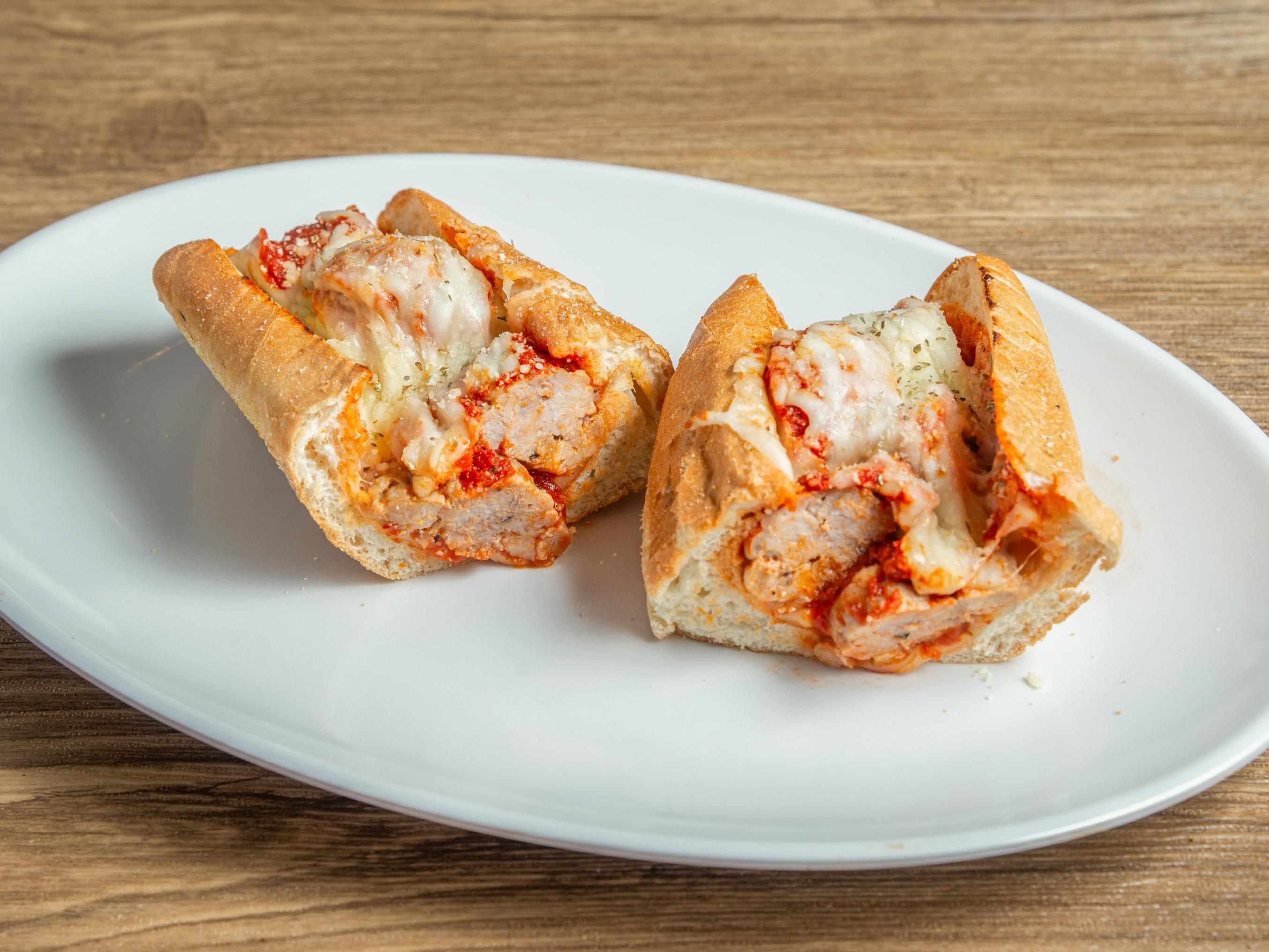 Italian Meatball Parm Sub.