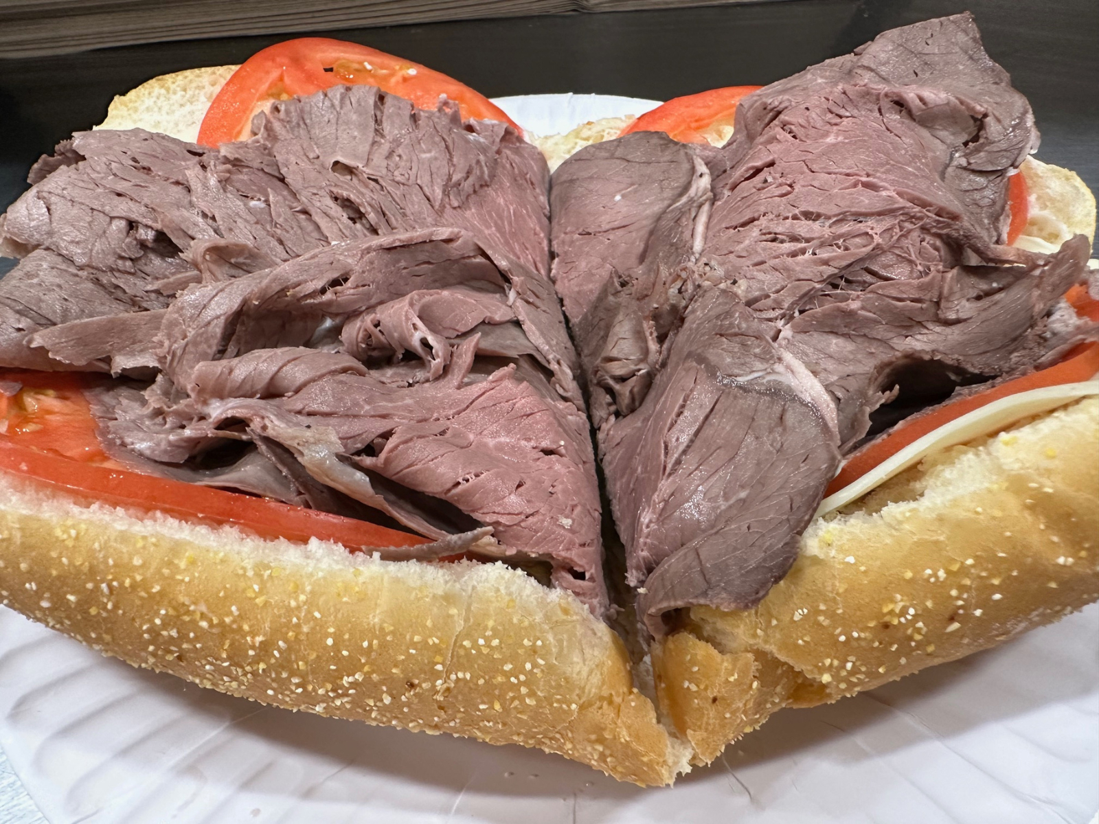 Roast Beef Sub.
