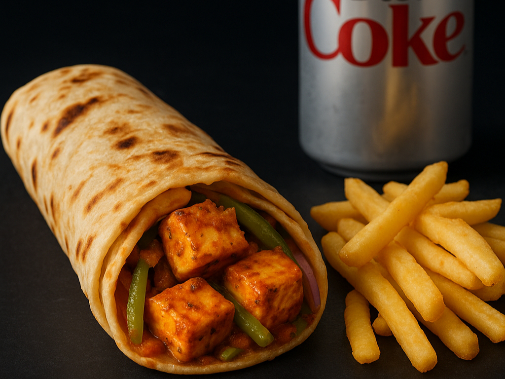 Achari Paneer Meal.