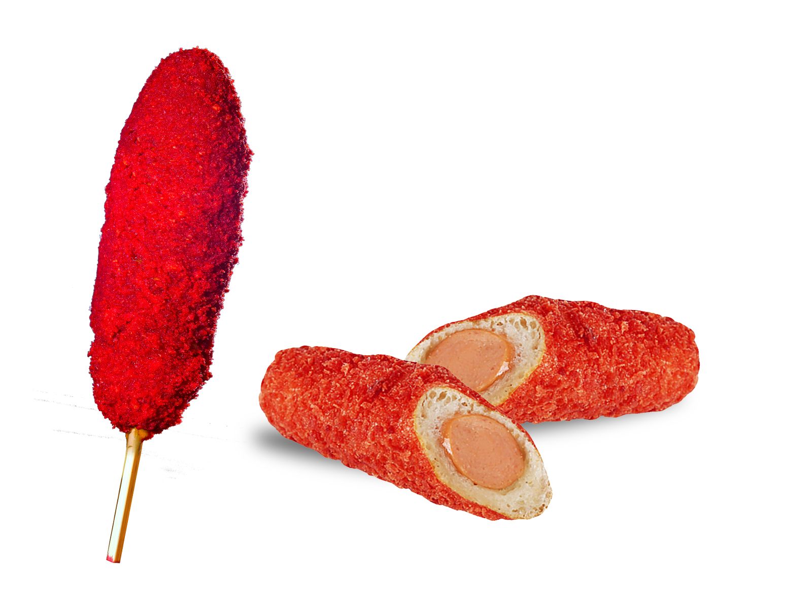 K7. HOT CHEETOS CORN DOG.