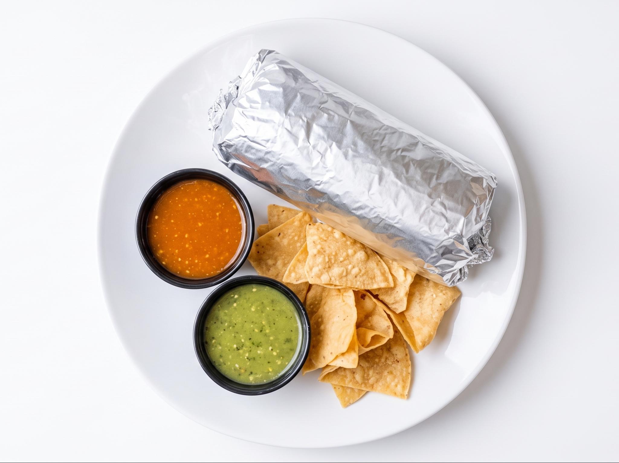 Veggie Burrito Combo Box.