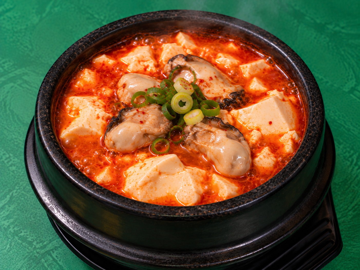 Oyster Soft Tofu Soup.