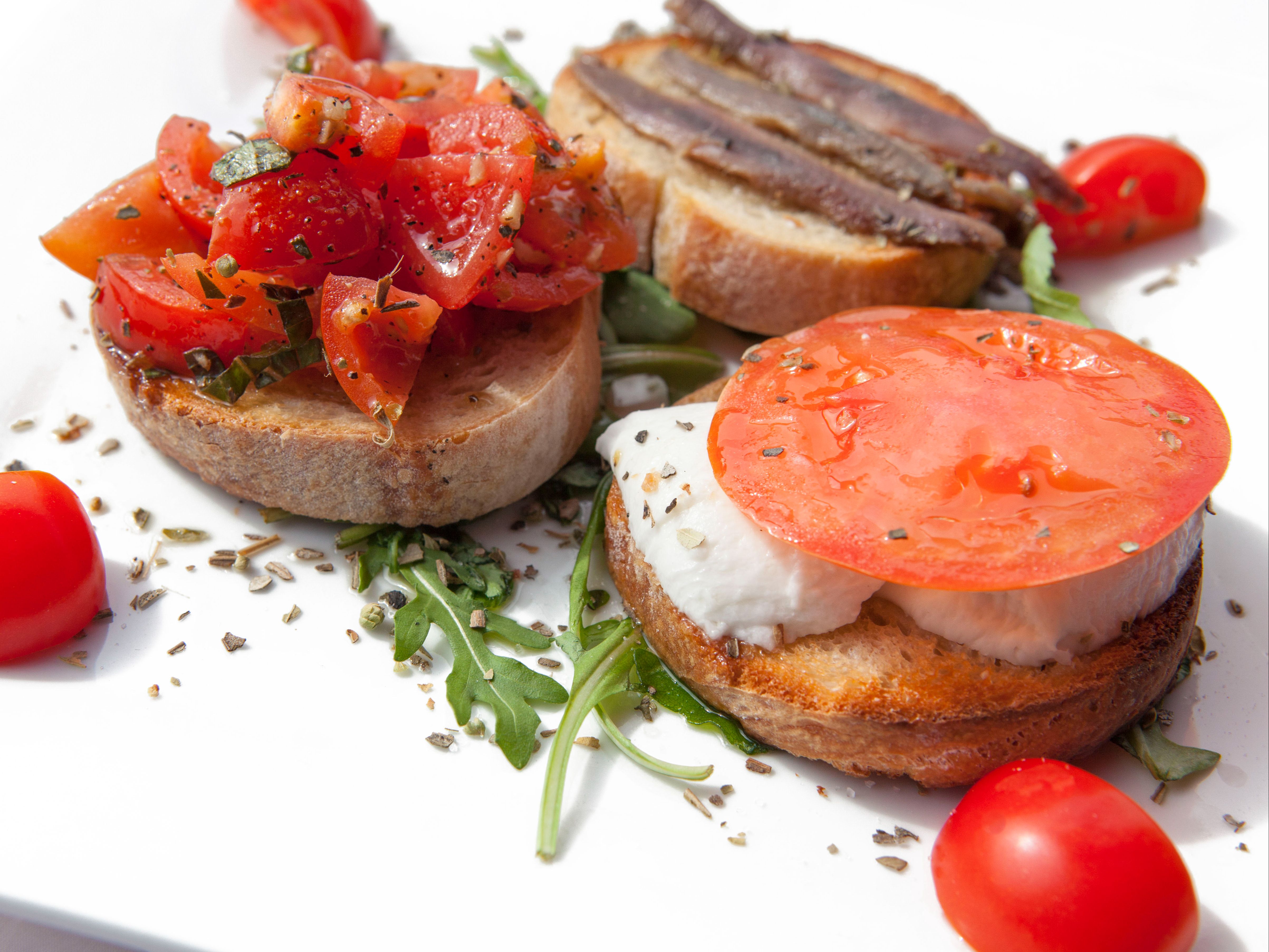 Bruschetta Sampler Bruschette
