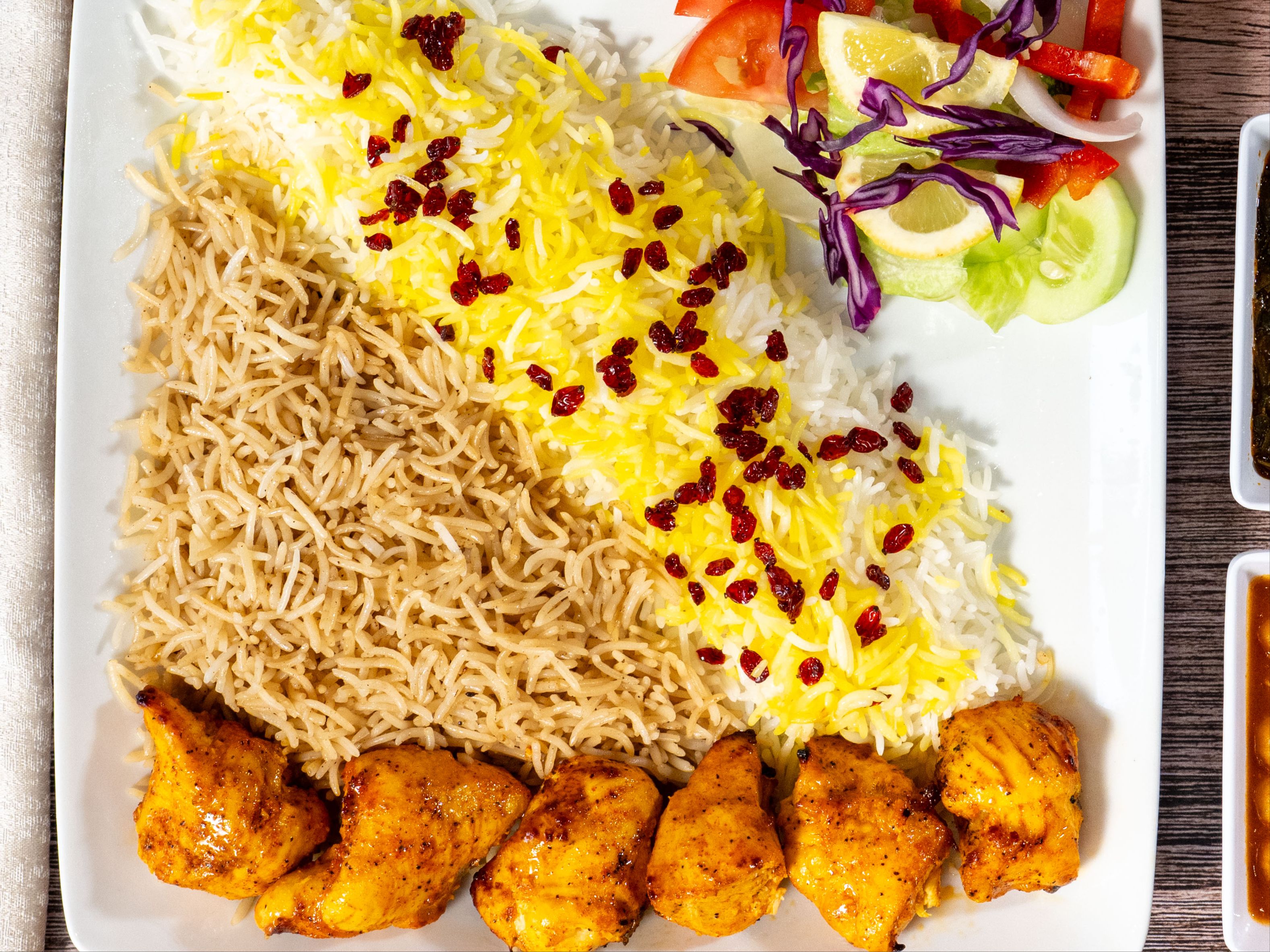 Chicken Tika Platter.