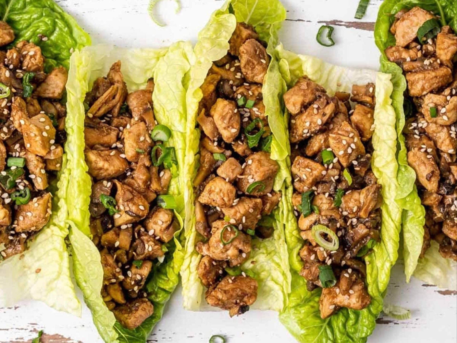 Chicken Lettuce Wraps.