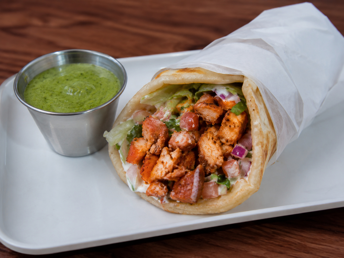 Chicken Tikka Roll.