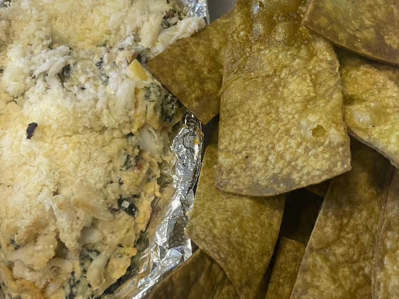 Baked Crab Artichoke & Spinach Dip.