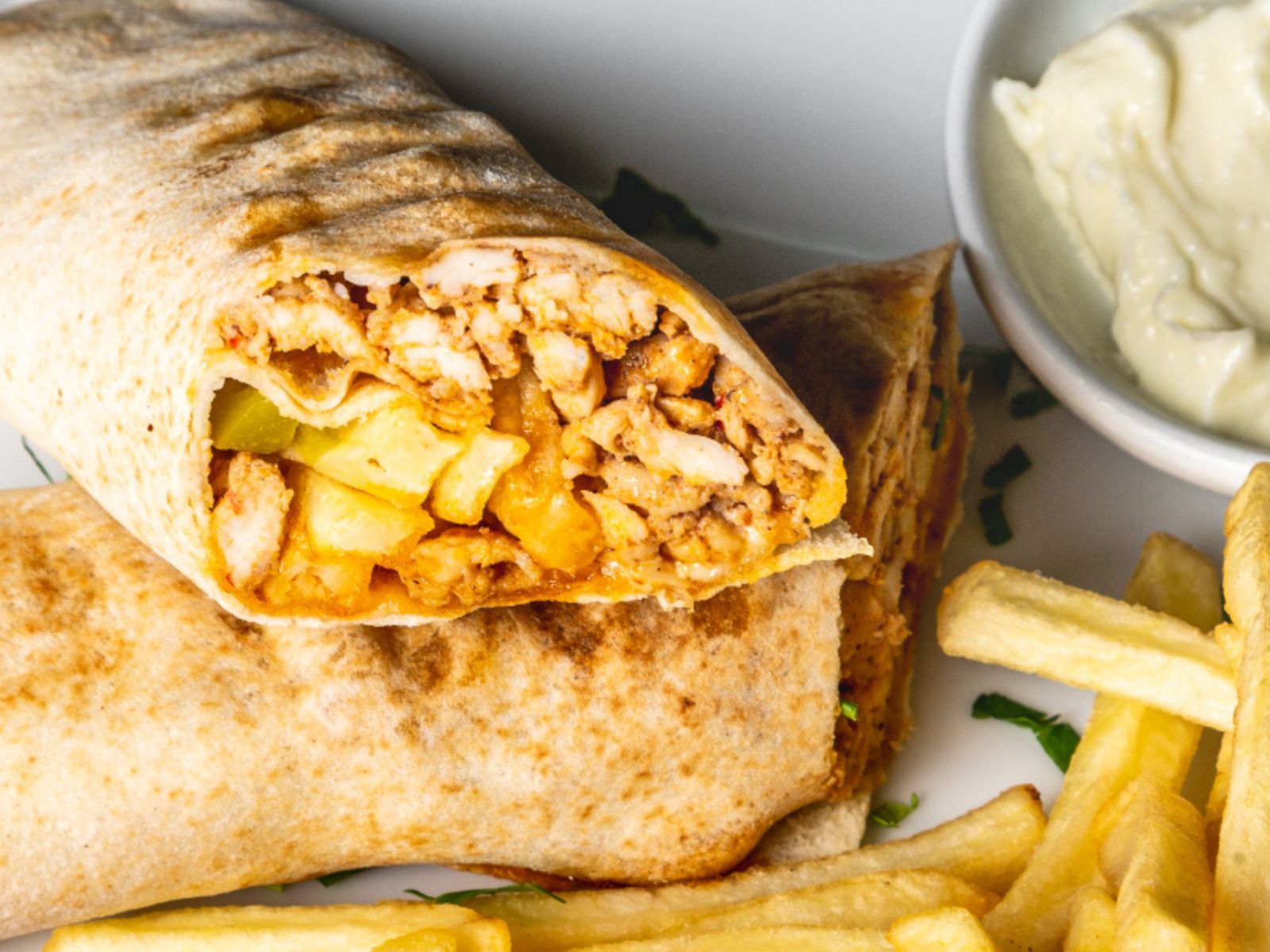 Chicken Shawarma Wrap.