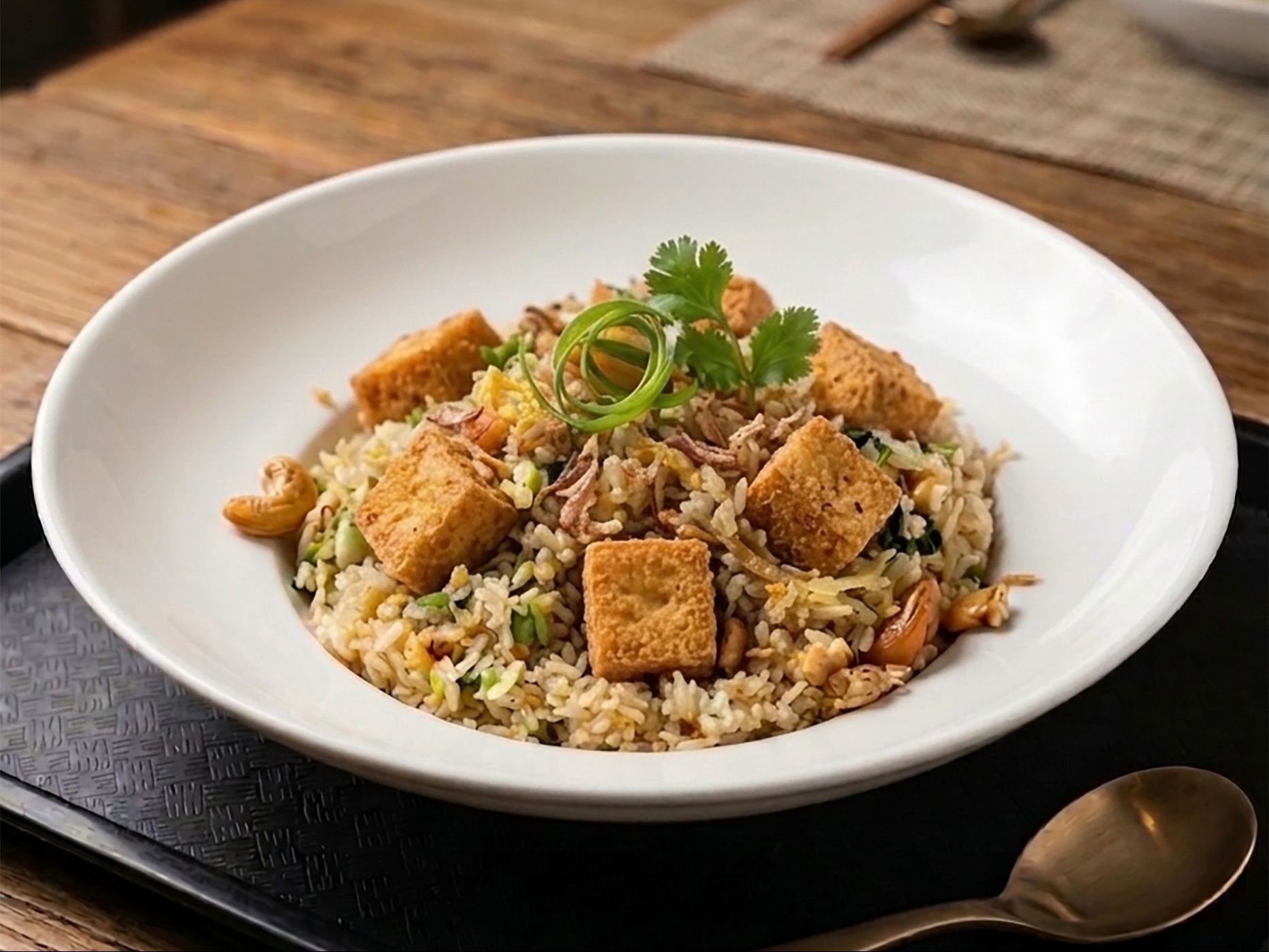 T4. Tofu Thai Fried Rice.