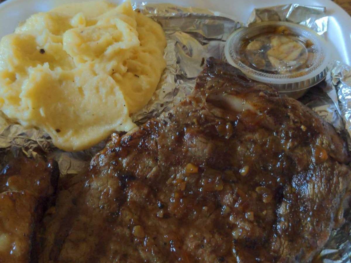 Jack Daniels Ribeyes.