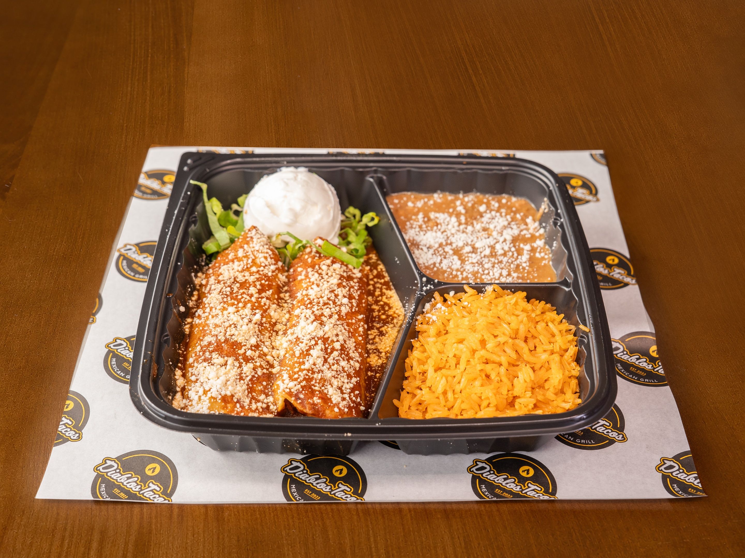 Fish Enchiladas Combo