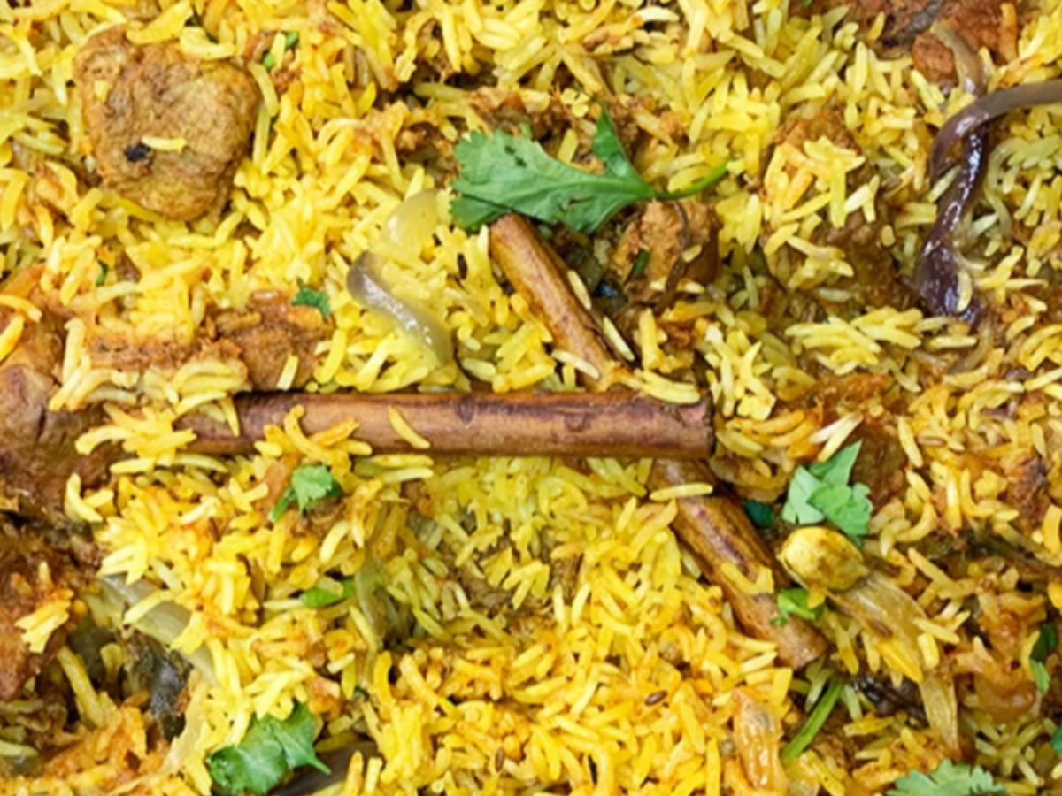 Gongura Goat Biryani.